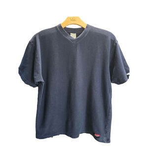 Men's Columbia Navy V-Neck Short Sleeve Tee Shirt XL